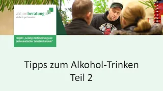 Tipps zum Alkoholtrinken Teil 2 - in Leichter Sprache