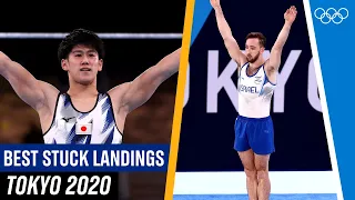 Incredible Stuck Landings at Tokyo 2020! 🤸‍♂️