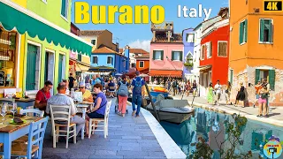 Burano Italy, The Most Colourful Island In The World 4K-60fps