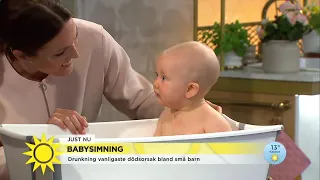 Therese Alshammar: Så gör du ditt barn tryggt i vattnet - Nyhetsmorgon (TV4)