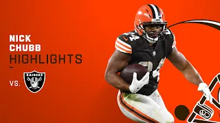 Nick Chubb Highlights vs. Las Vegas Raiders | 2021 Regular Season Week 15