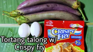 PASARAPIN ANG TORTANG TALONG GAMIT ANG CRISPY FRY | LAMONITES FOOD