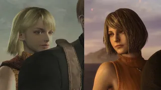 Resident Evil 4 Remake: Ashley Flirting - "Overtime" Comparison