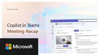 Copilot in Teams and Intelligent recap | After the meeting