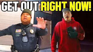 Corrupt Cops Break Into Innocent Man's Business And REFUSE To Leave!