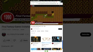 Final Fantasy Games Evolution (1987 - 2020) ALL EVOLUTION GAME