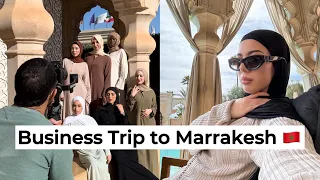 Travel with me to Morocco | Modelling for an international modest fashion brand | Marrakesh pt 1