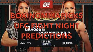 UFC Fight Night: Grasso vs. Shevchenko 2 (FULL CARD PREDICTIONS)