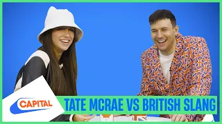 Tate McRae Guesses British Slang with Jimmy Hill | Capital