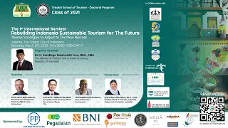 International Seminar - Rebuilding Indonesia Sustainable Tourism for The Future - March 26th 2022