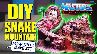 DIY MOTU Snake Mountain PLAYSET - The Making Process