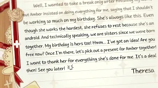 Theresa Birthday Letter 2022 | Honkai Impact 3rd