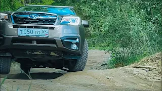 Subaru Forester SJ 2016 offroad двойная диагоналка в гору