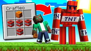 CRAFTEAMOS NUEVOS GOLEMS OP en MINECRAFT 😱💥 100% IMPOSIBLE Trolerotutos y Hardy