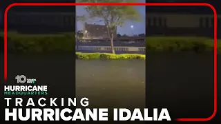 Hurricane Idalia floods Bayshore Boulevard in Tampa, Florida