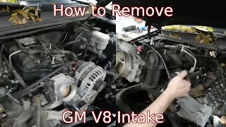 Remove Intake Manifold GM Truck, Accessing The VLOM