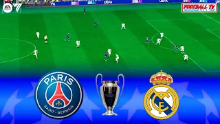 PSG vs REAL MADRID - UEFA CHAMPIONS LEAGUE 2024 FINAL | EA FC 24 FULL MATCH | GAMEPLAY PC