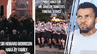 Sir Howard Morrison haka by family & PNBHS Haka  Mr  Dawson Tamatea's Funeral Service  - [RAYREACTS]