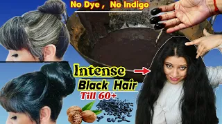 No Dye, No Indigo Just Use This Gel(No Flaxseed, No Aloevera)To Make Hair Black ।Garima Singh।