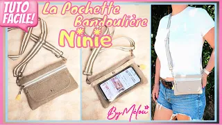 🎀 TUTO #DIY FACILE 🎀 Coudre pas-à-pas La Pochette Bandoulière #NINIE 🥰