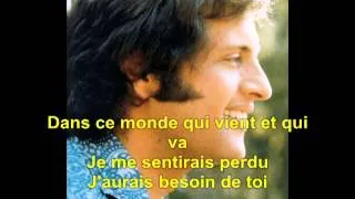 Joe Dassin   Et Si Tu N'Existais Pas letra frances)