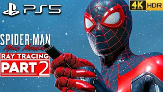 (PS5) SPIDER-MAN MILES MORALES Walkthrough Gameplay Part 2 [4K 60FPS HDR RAY TRACING] No Commentary