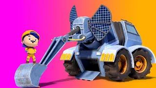 Trucks for kids - THE BIGGEST ELEPHANT - ANIMAL CARTOON !  - AnimaCars