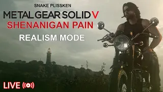 MGSV SHENANIGAN PAIN - Realism Mode LIVE | Ep.1