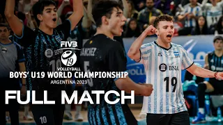 ARG🇦🇷 vs. USA🇺🇸  - Full Match | Boys' U19 World Championship | Pool A