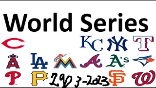 World Series winners 1903- 2023