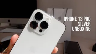아이폰 13 프로 실버 언박싱 | 아이폰 13 케이스 | 필름 | iPhone 13 Pro Silver Unboxing
