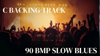 Slow Blues Backing Track in C 90BPM