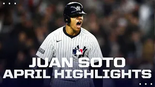Juan Soto ELECTRIFIES in first month on Yankees! (April Highlights)