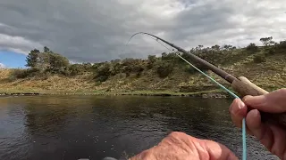 Salmon fishing on the River Brora day 2 with Josh Moody 12th April 2024