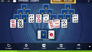 Microsoft Solitaire Collection: TriPeaks - Expert - June 13, 2017