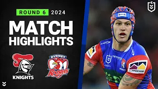 NRL 2024 | Knights v Roosters | Match Highlights