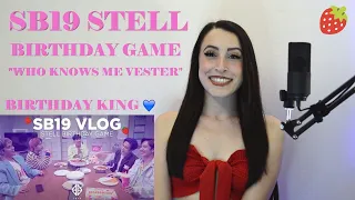 Stell Birthday Game | VLOG REACTION (Stellberry Represent)