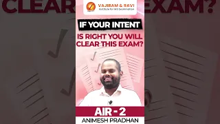 ANIMESH PRADHAN AIR 2 CSE 2023 | Strategy for my Studies | Vajiram and Ravi