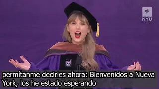 Taylor Swift - Doctorado Honorario de Bellas Artes en la NYU (SPEECH TRADUCIDO)