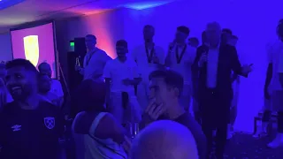 David Moyes Prague Interview Speech with West Ham players hotel party Exclusive