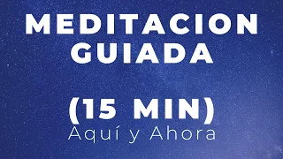 MEDITACION GUIADA 15 minutos 🧘‍♀️ Mindfulness, Consciencia y Relajación 💙