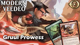 It's Show-Off time! Gruul Prowess with new card | Modern | MTGO