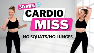 🔥30-Minute MISS CARDIO WORKOUT with Warm Up + Cool Down🔥No Jumping at Home🔥MODERATE INTENSITY 🔥