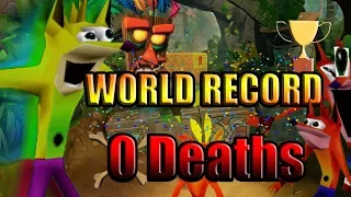 CRASH BANDICOOT 1 NST ~ any% Speedrun NO DEATHS *WORLD RECORD!!!* 10/8/2017