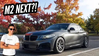 DRIVING A BUILT M235i 6MT W/ My M4 In Backroads!