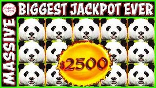 UNBELIEVABLE MY BIGGEST JACKPOT EVER ON MILLION DOLLAR PANDA MAGIC HIGH LIMIT SLOT MACHINE