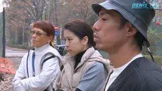 Kana Muramoto and Daisuke Takahashi visiting Denis Ten's Memorial