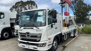 Hino Truck Sydney Australia - Hino 500 Series - FD 1124 Hyva Skip Loader - Walk Around