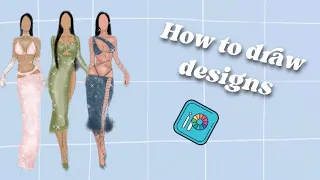 How to draw designs in IbisPaint x ? || @atenamole ||