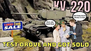 KV-220 - Need to consult with wife for purchase - War Thunder